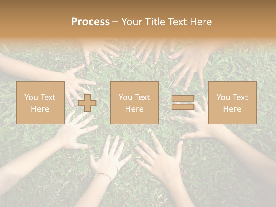 Chain People Ground PowerPoint Template