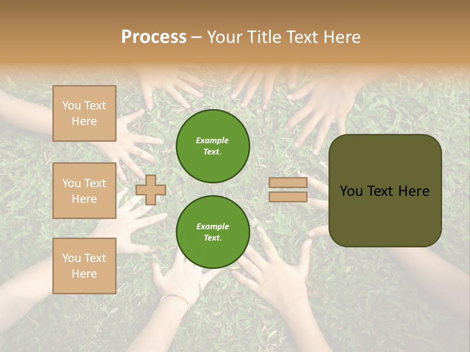 Chain People Ground PowerPoint Template