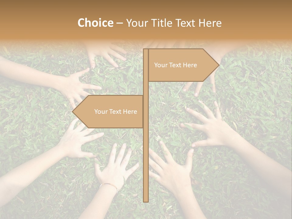 Chain People Ground PowerPoint Template