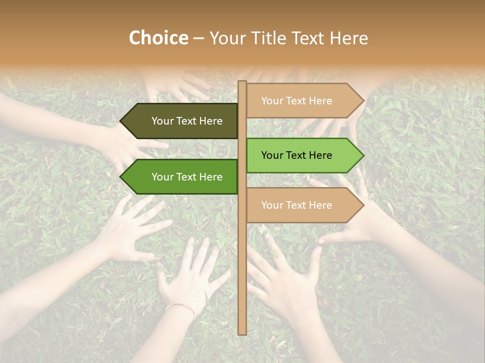 Chain People Ground PowerPoint Template