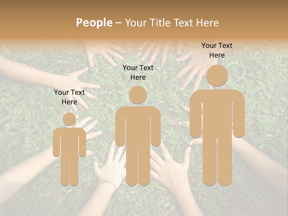 Chain People Ground PowerPoint Template