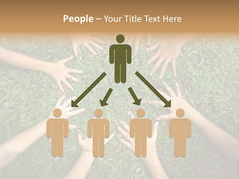 Chain People Ground PowerPoint Template