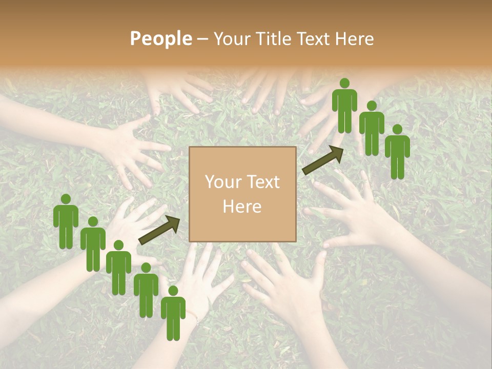 Chain People Ground PowerPoint Template