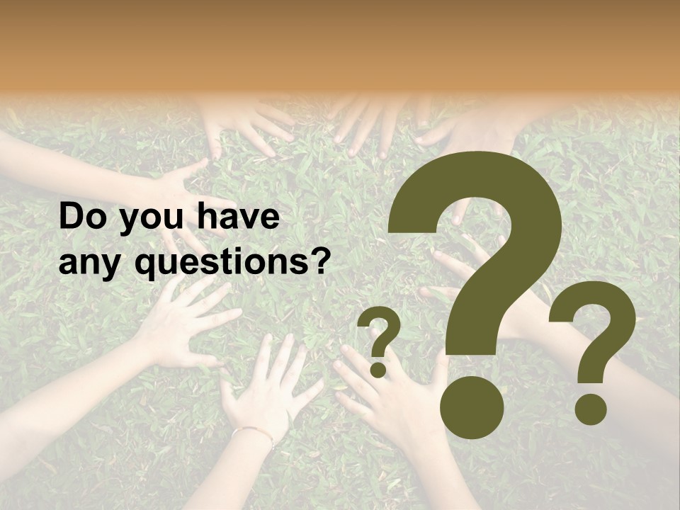 Chain People Ground PowerPoint Template