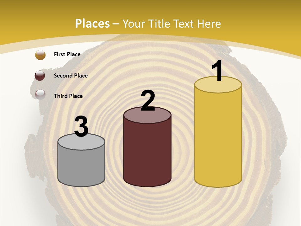 Pattern Wood Strong PowerPoint Template