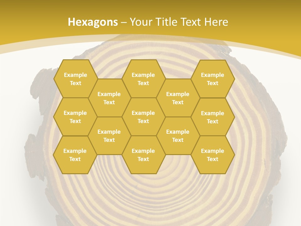 Pattern Wood Strong PowerPoint Template