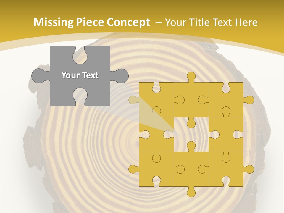 Pattern Wood Strong PowerPoint Template