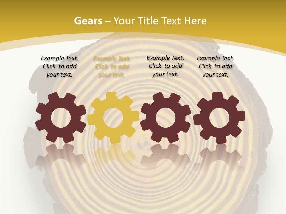 Pattern Wood Strong PowerPoint Template