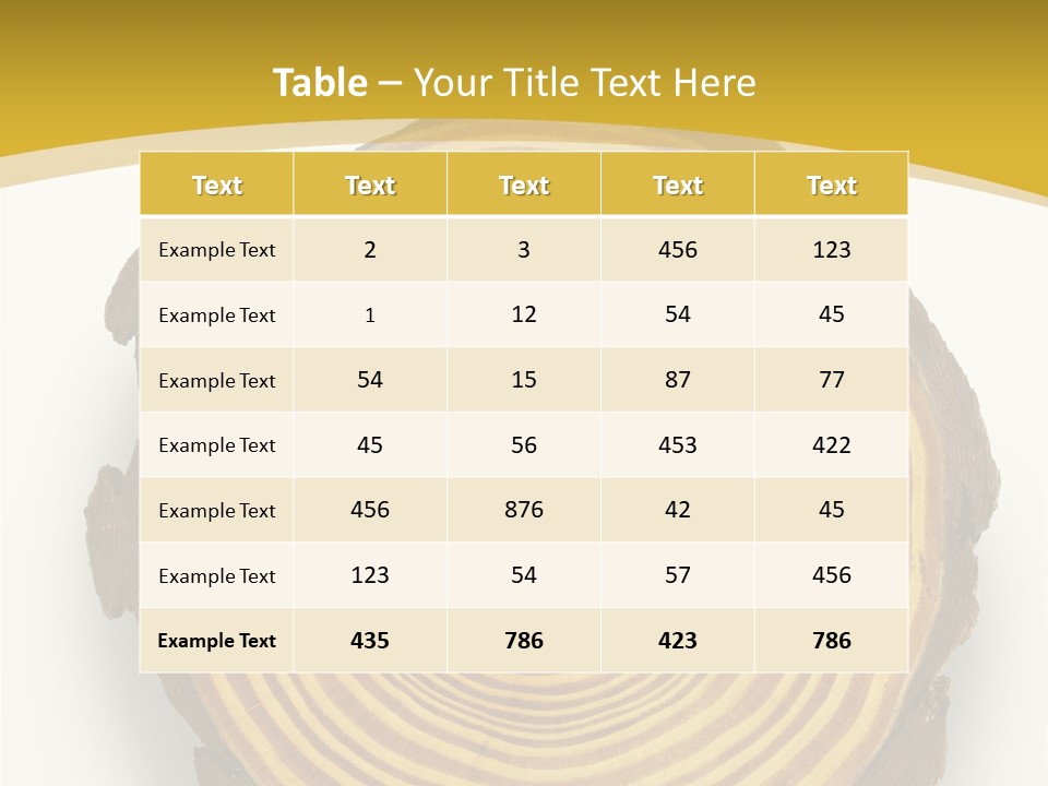 Pattern Wood Strong PowerPoint Template