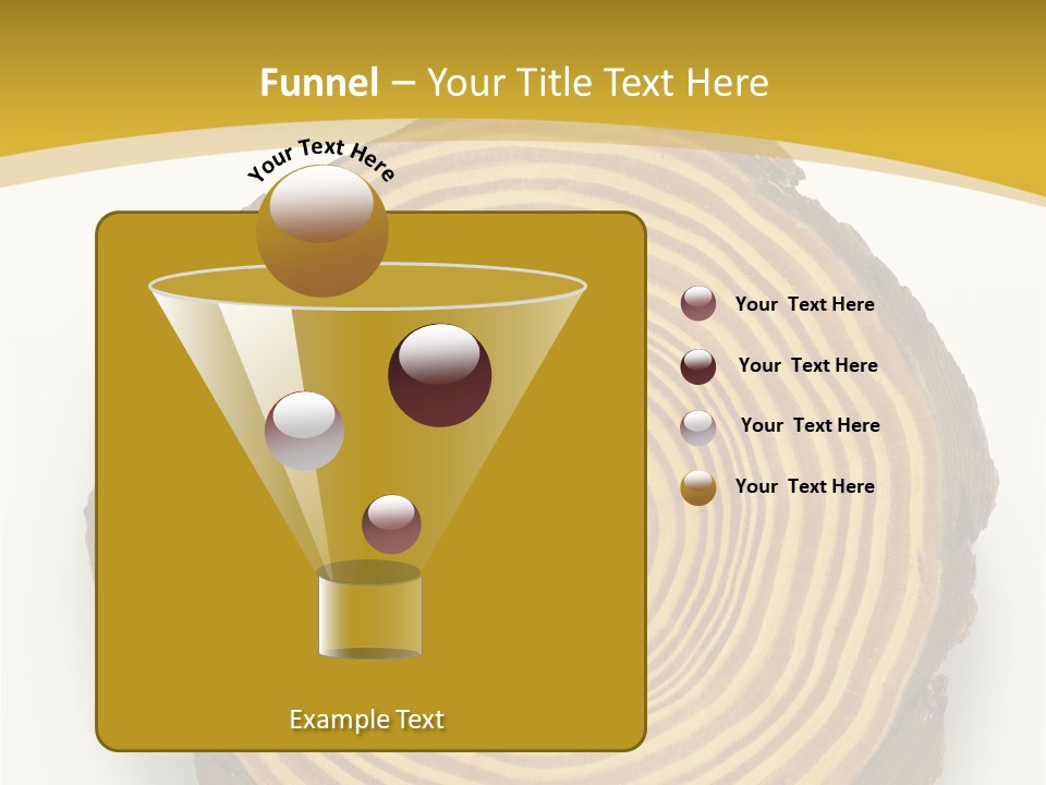 Pattern Wood Strong PowerPoint Template