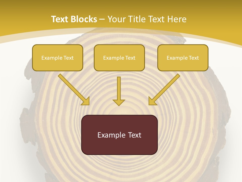 Pattern Wood Strong PowerPoint Template
