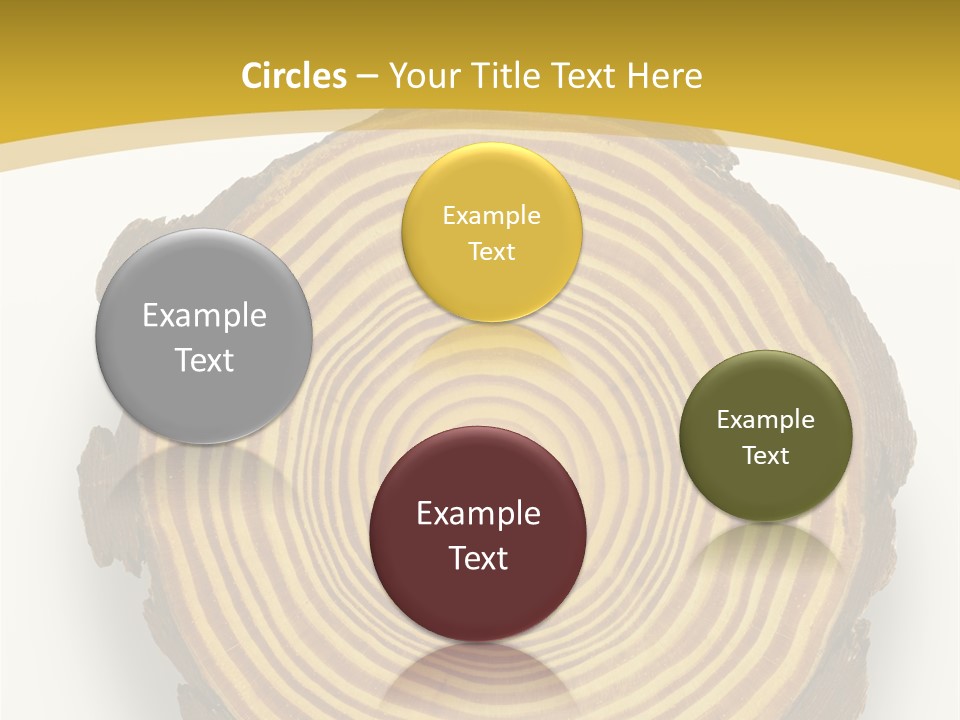 Pattern Wood Strong PowerPoint Template