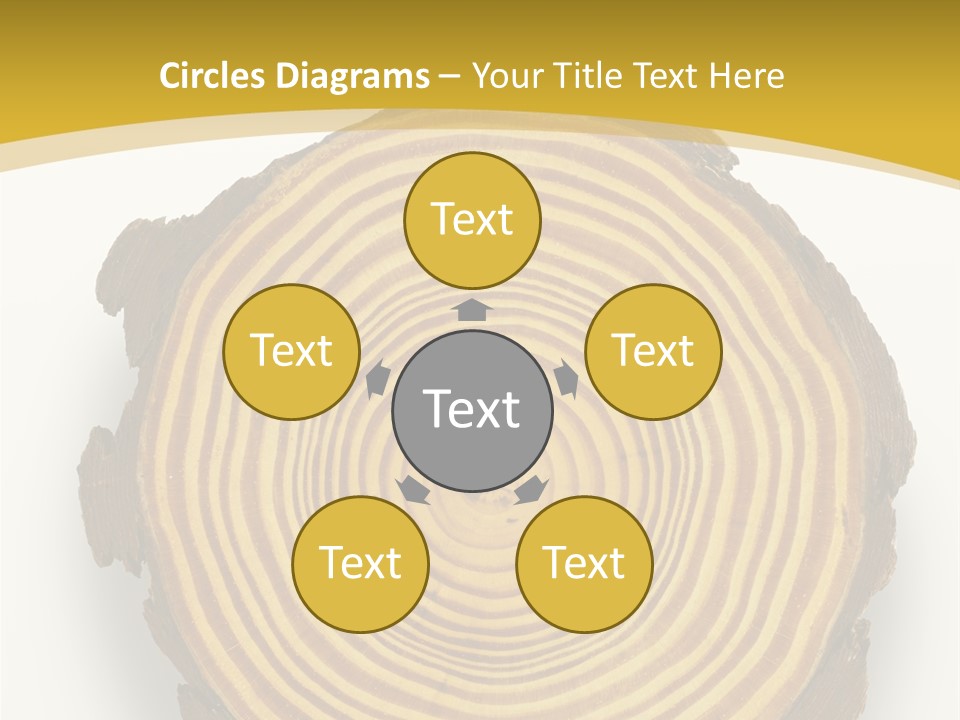 Pattern Wood Strong PowerPoint Template