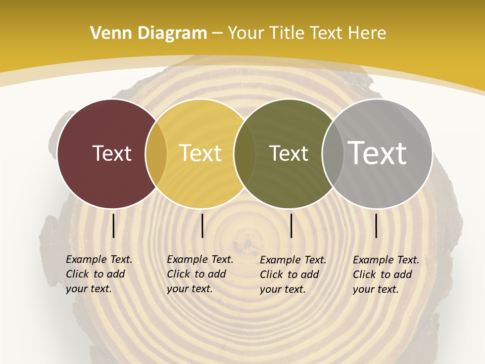 Pattern Wood Strong PowerPoint Template