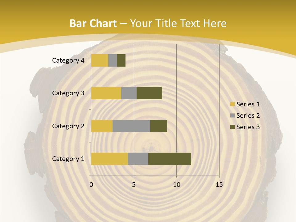 Pattern Wood Strong PowerPoint Template