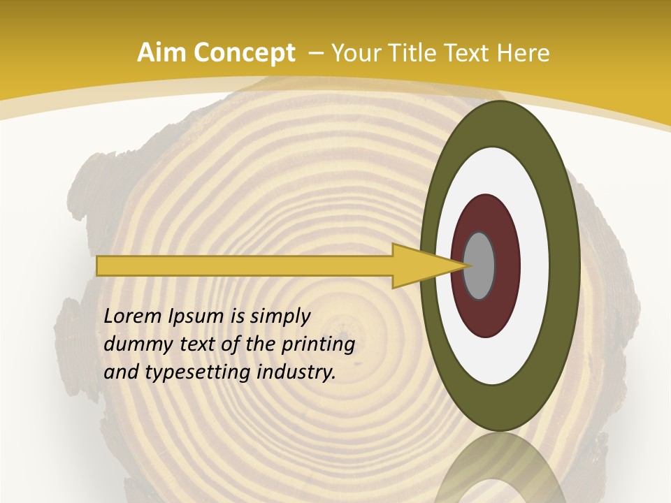 Pattern Wood Strong PowerPoint Template