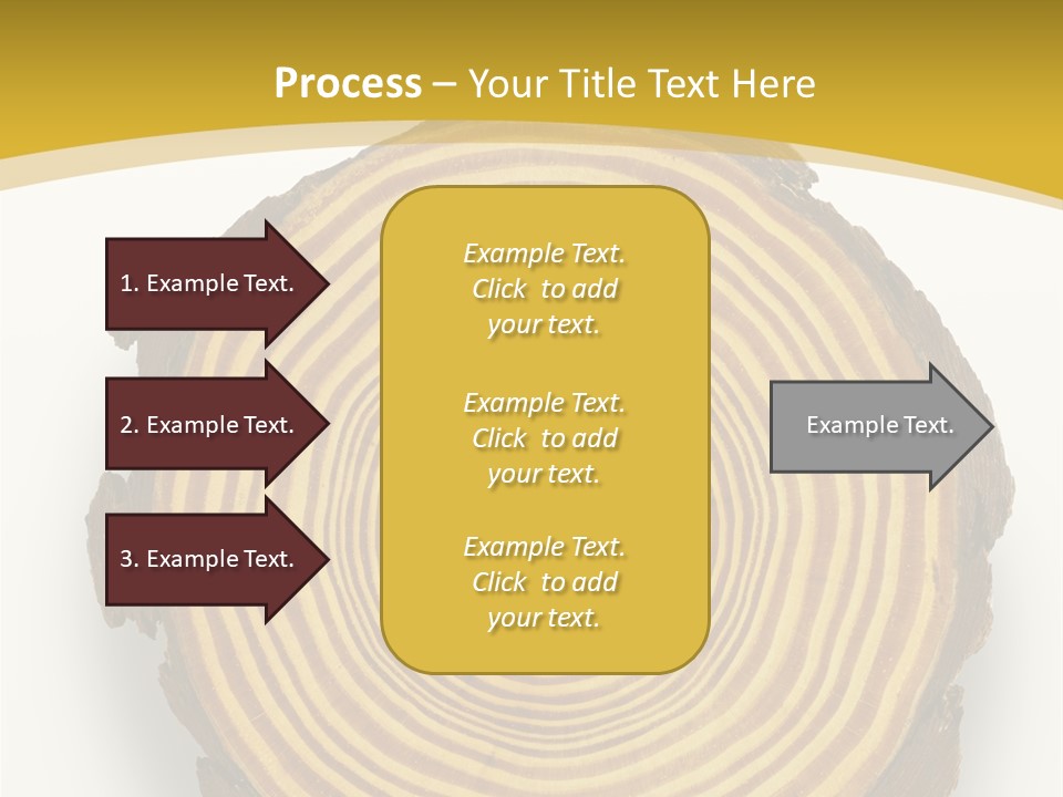 Pattern Wood Strong PowerPoint Template