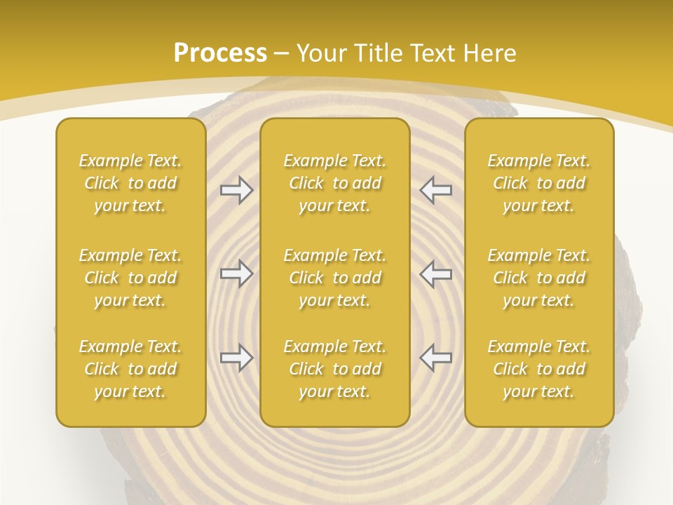 Pattern Wood Strong PowerPoint Template