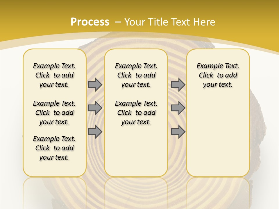Pattern Wood Strong PowerPoint Template