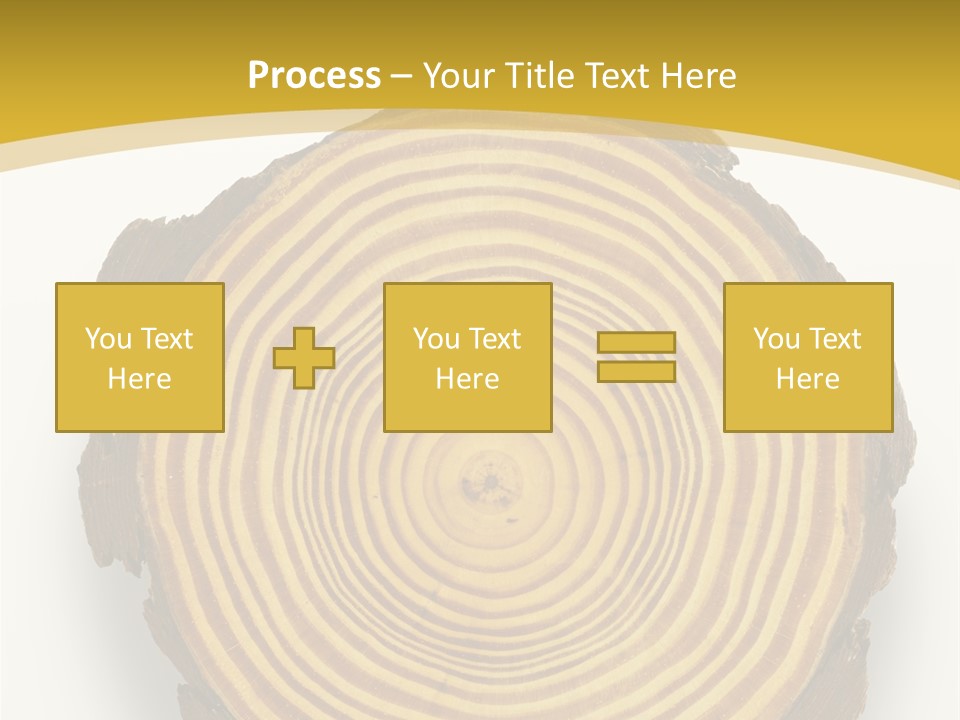 Pattern Wood Strong PowerPoint Template