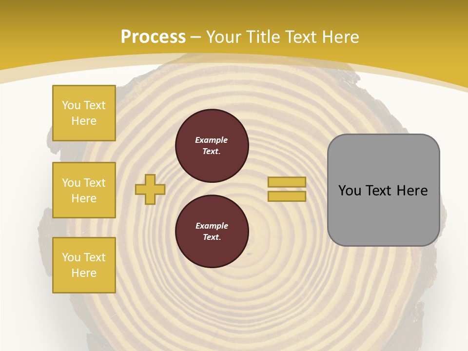 Pattern Wood Strong PowerPoint Template