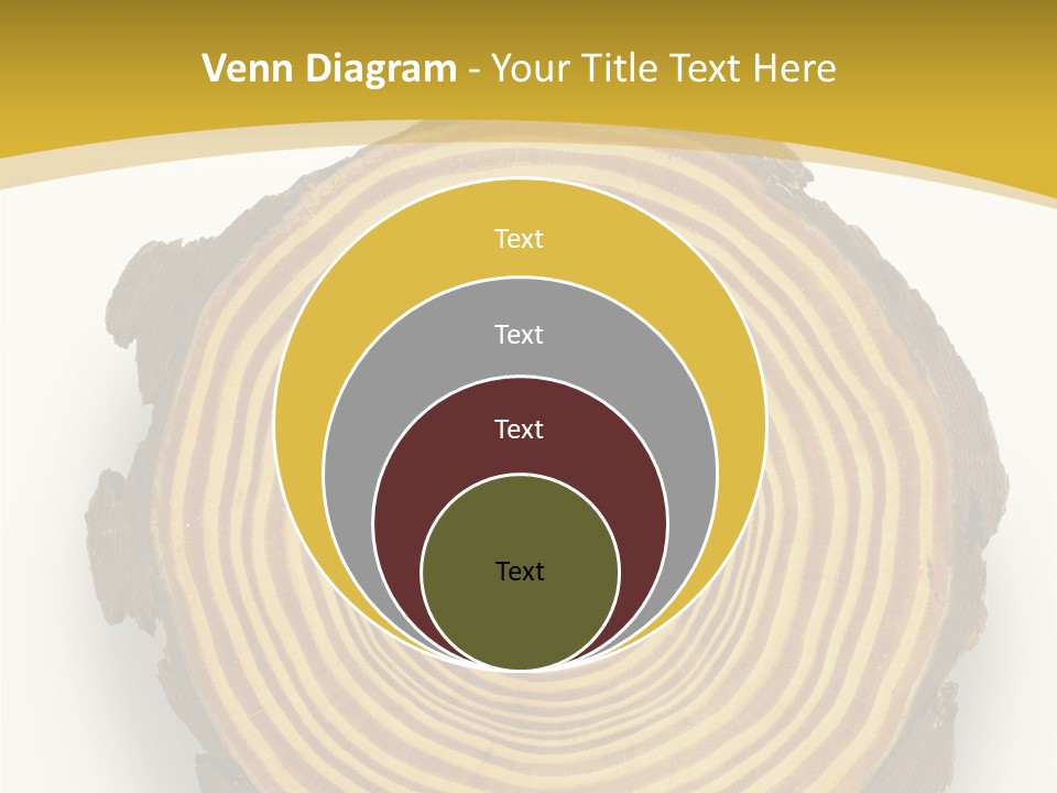 Pattern Wood Strong PowerPoint Template