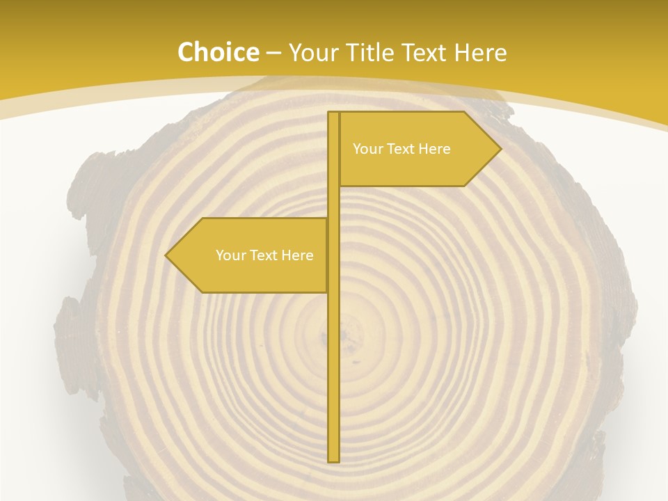 Pattern Wood Strong PowerPoint Template