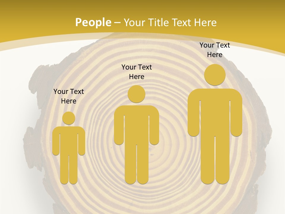 Pattern Wood Strong PowerPoint Template