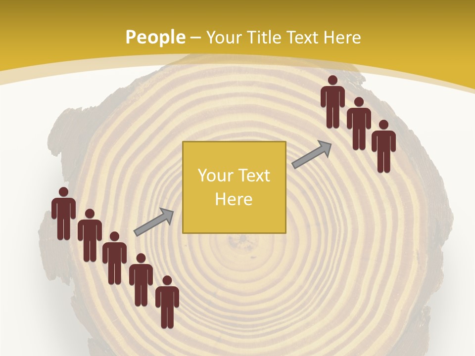 Pattern Wood Strong PowerPoint Template