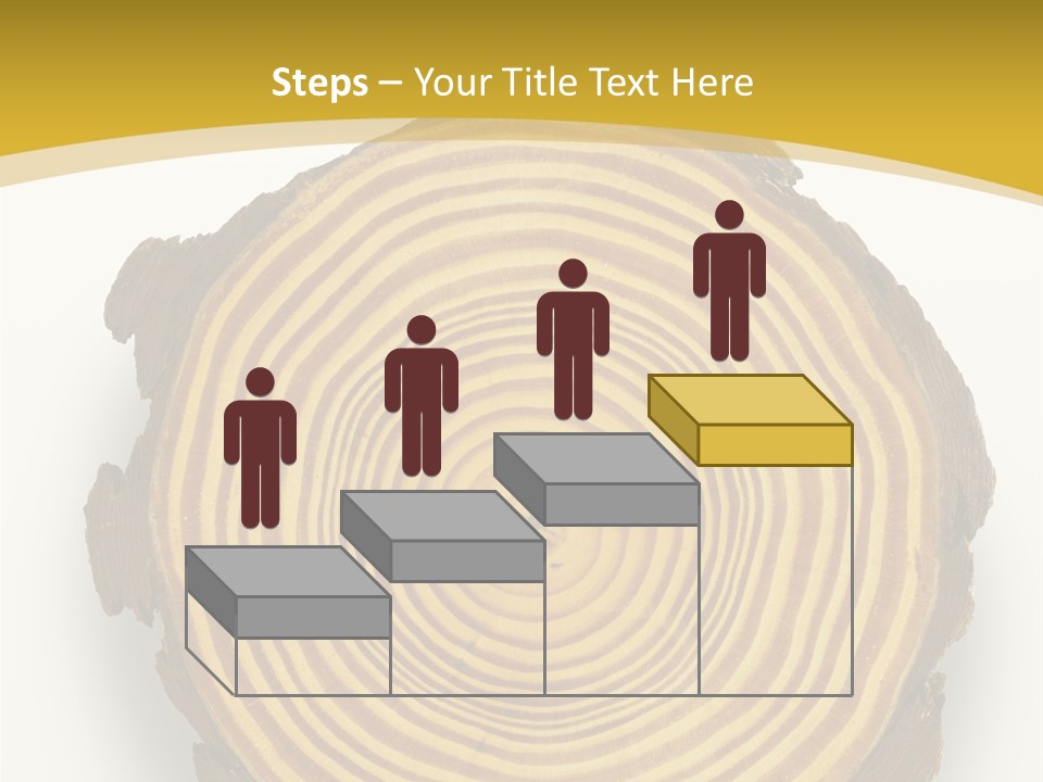 Pattern Wood Strong PowerPoint Template