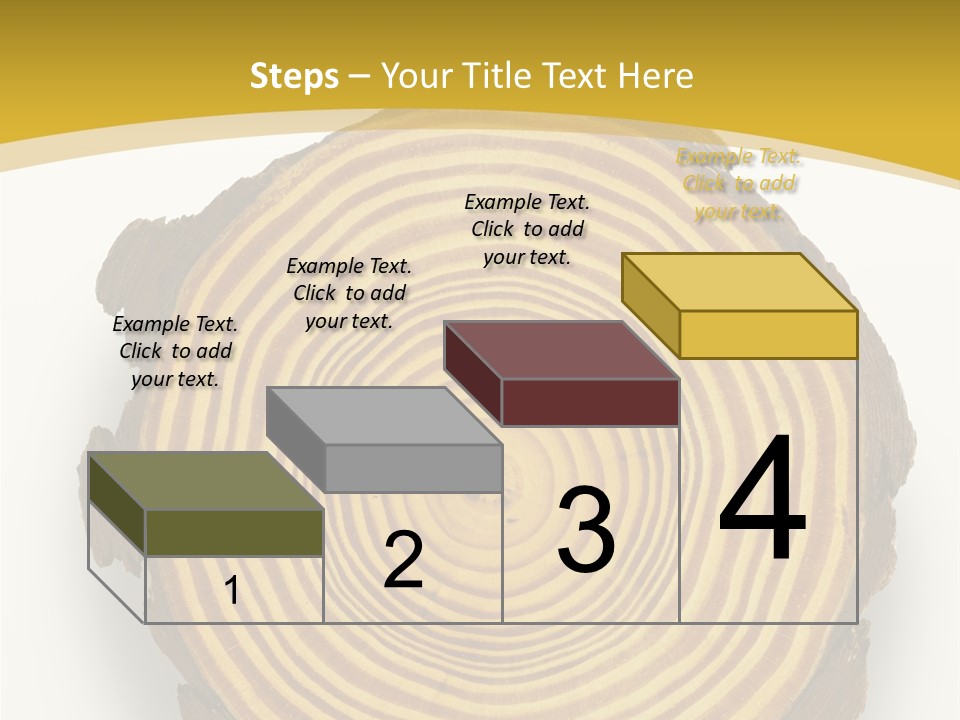 Pattern Wood Strong PowerPoint Template