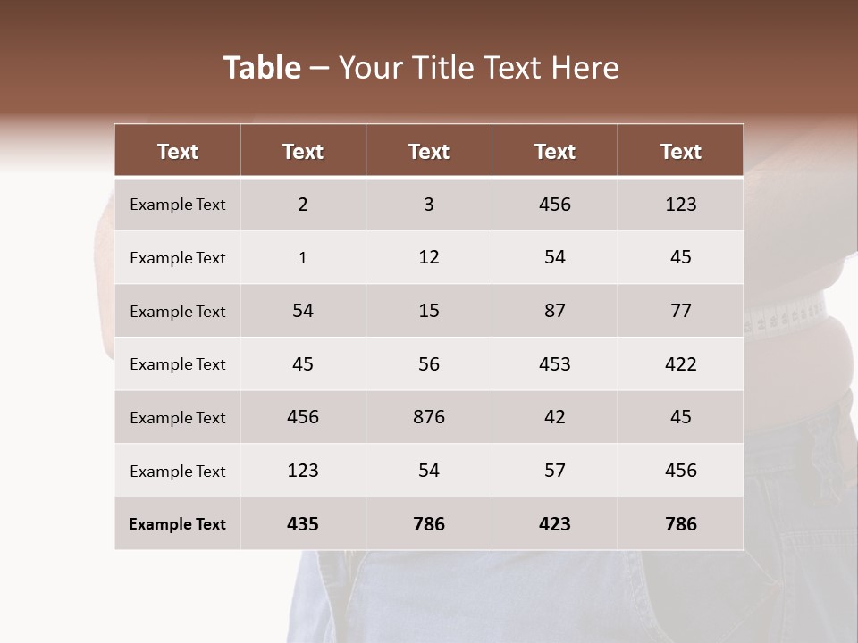 Big Man Pants PowerPoint Template