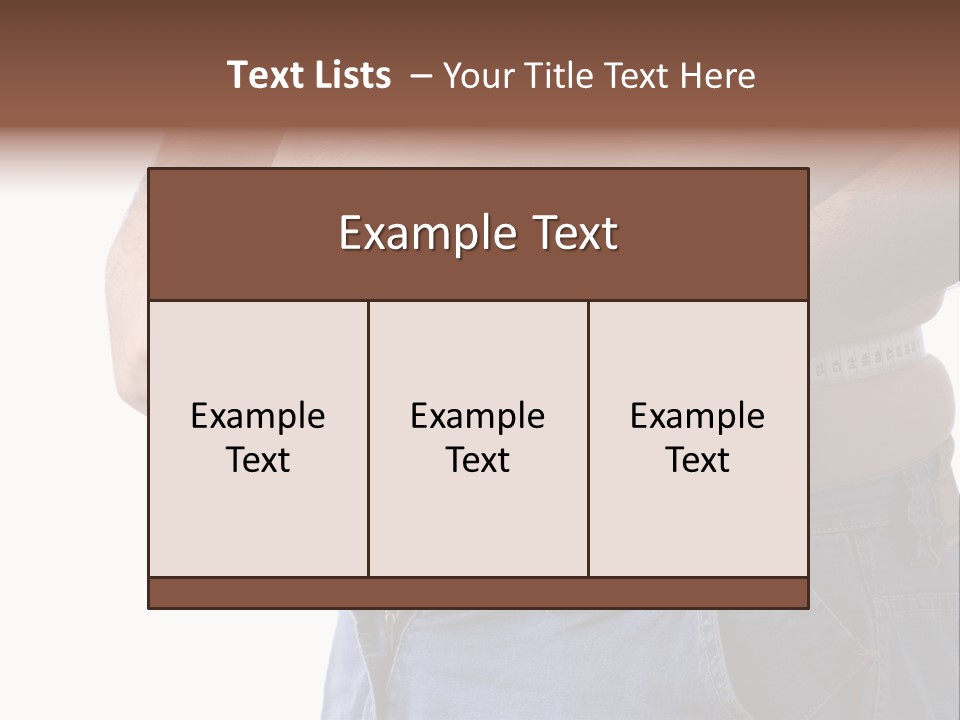 Big Man Pants PowerPoint Template