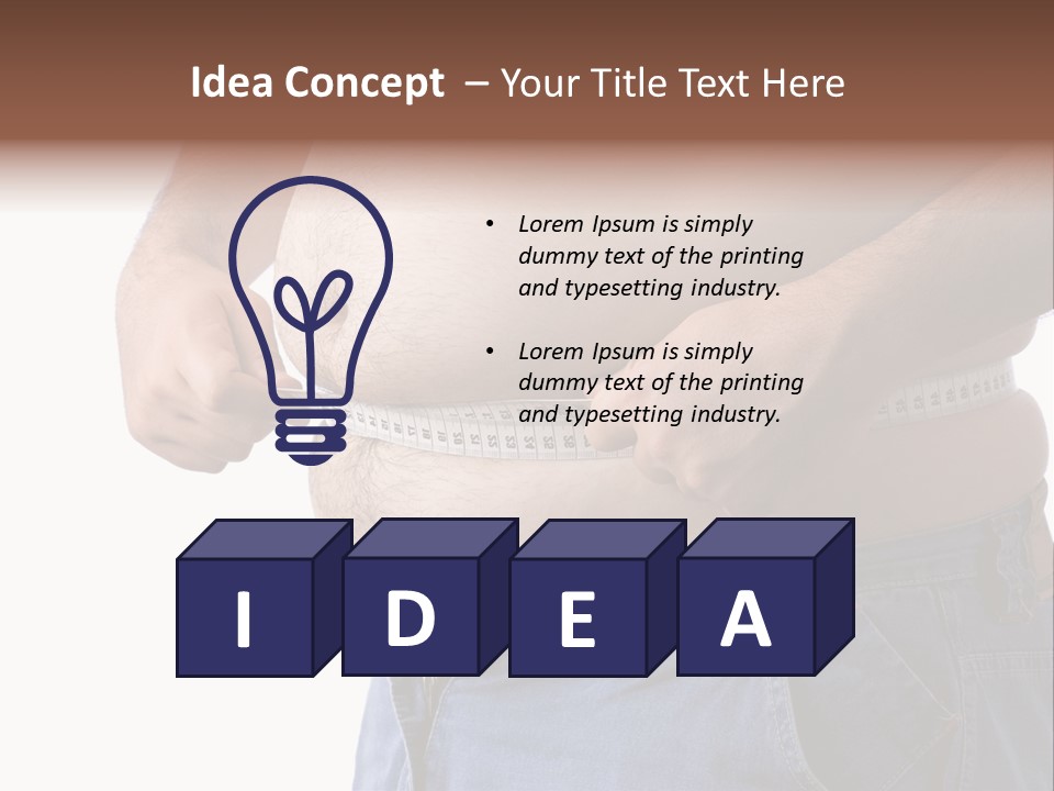 Big Man Pants PowerPoint Template