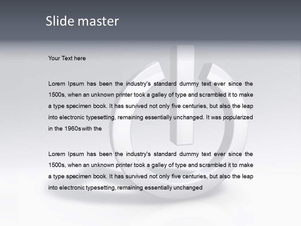 Switch Launch Metallic PowerPoint Template