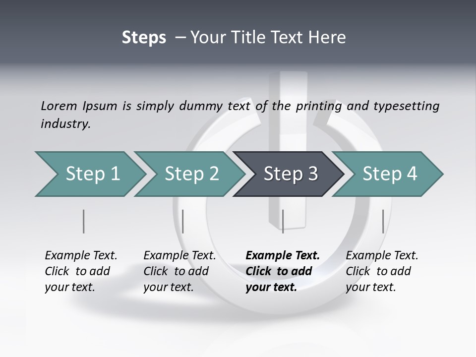 Switch Launch Metallic PowerPoint Template