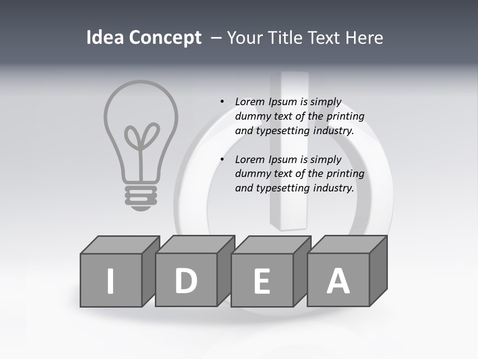 Switch Launch Metallic PowerPoint Template