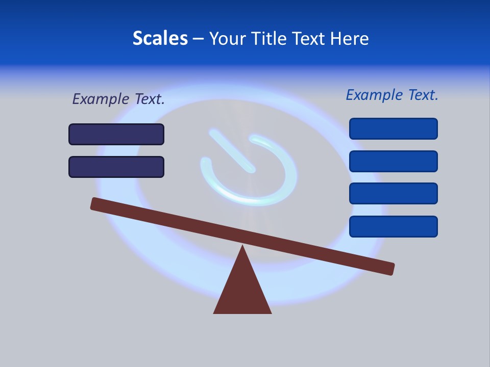 Equipment Start Symbol PowerPoint Template