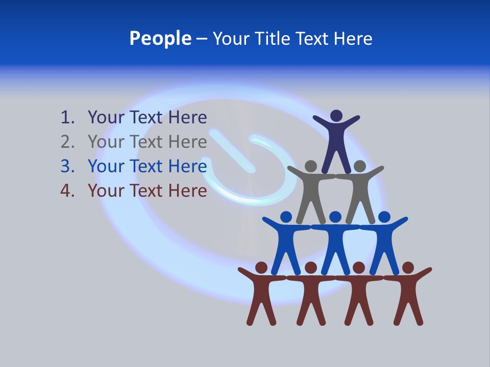 Equipment Start Symbol PowerPoint Template
