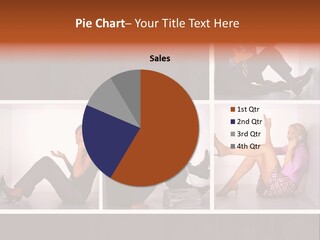 Segment Together Businesspeople PowerPoint Template