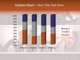 Segment Together Businesspeople PowerPoint Template