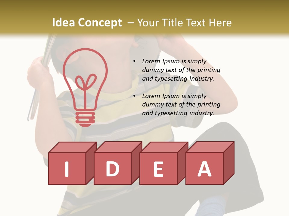 Happiness Looking Fun PowerPoint Template