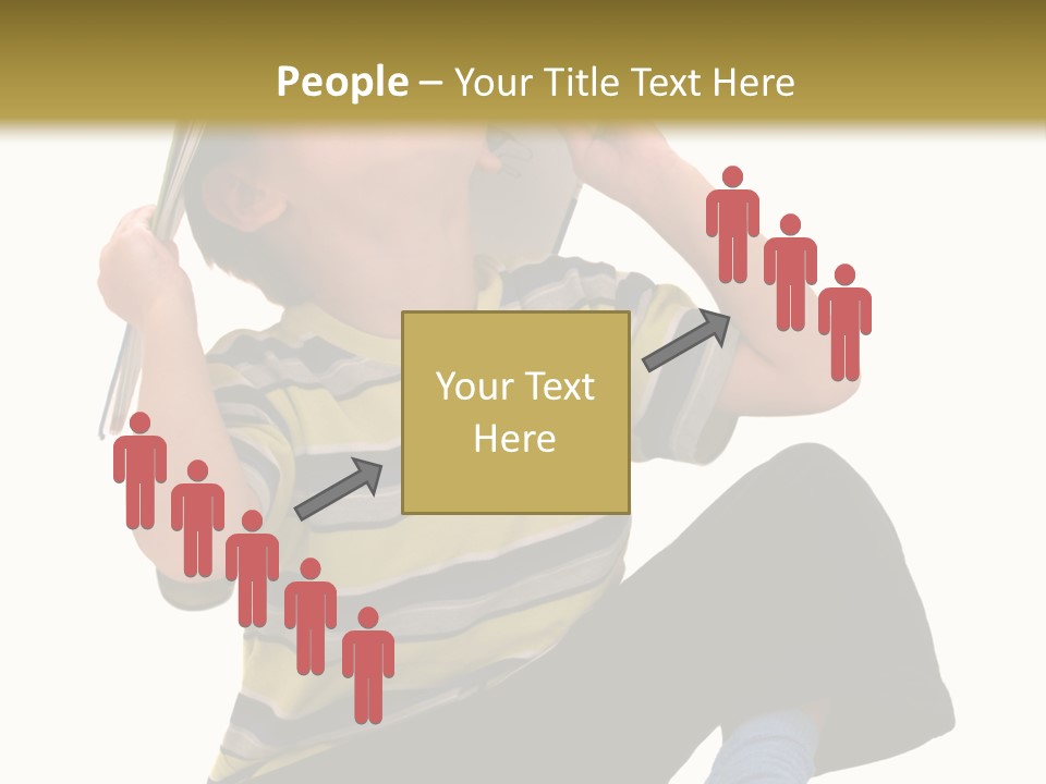 Happiness Looking Fun PowerPoint Template