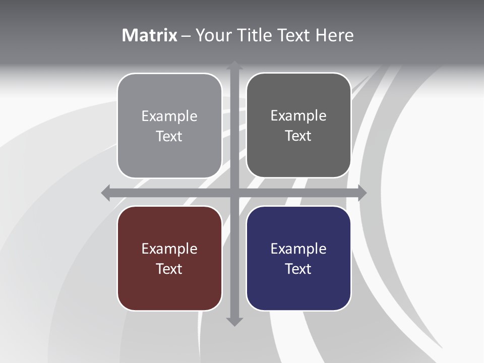 Negative Twisty Effect PowerPoint Template