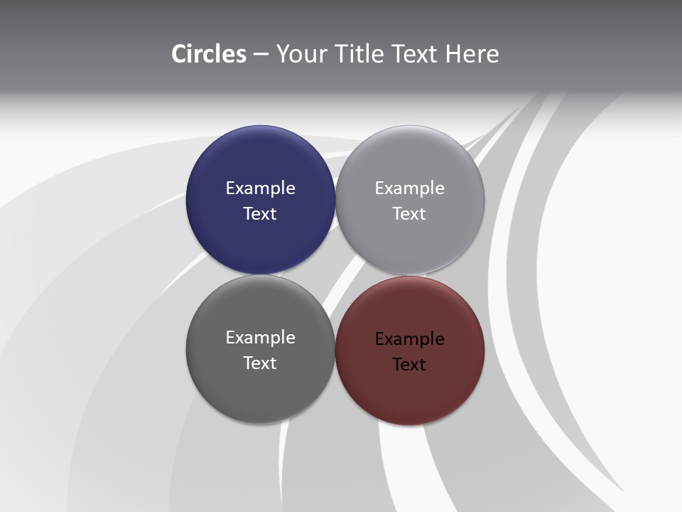 Negative Twisty Effect PowerPoint Template