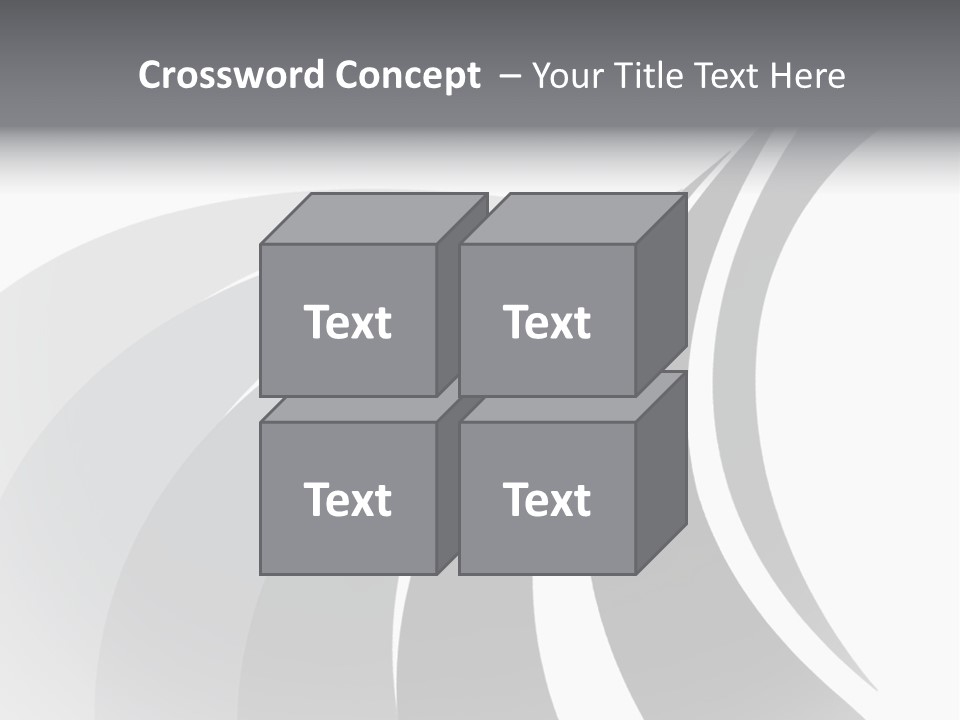 Negative Twisty Effect PowerPoint Template