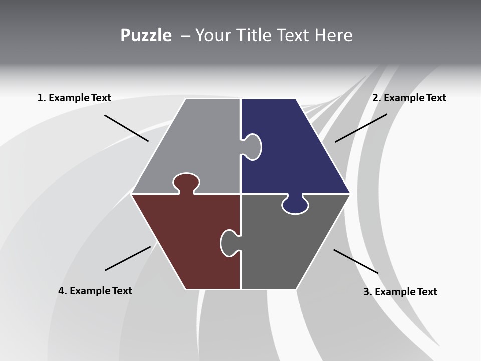 Negative Twisty Effect PowerPoint Template