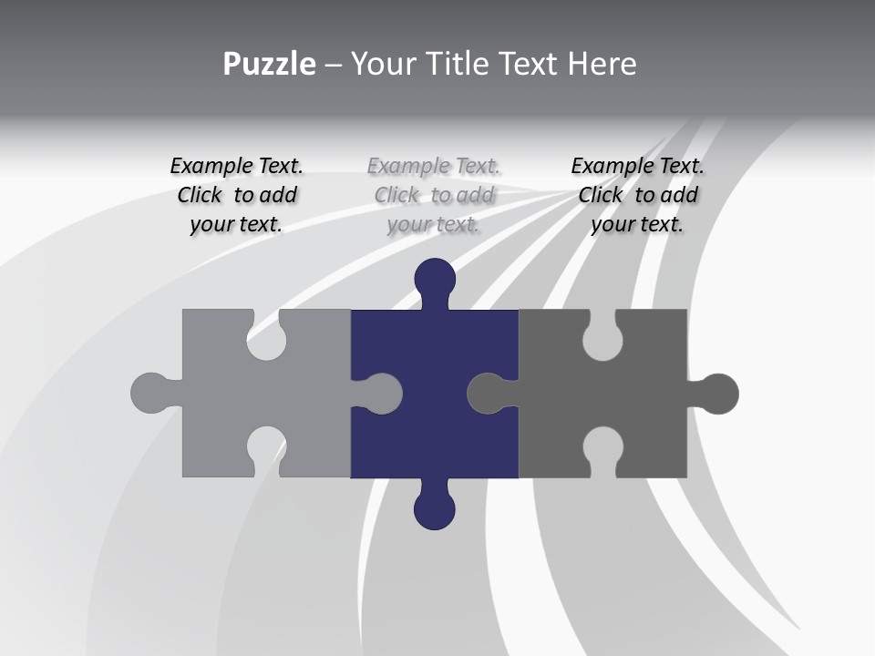 Negative Twisty Effect PowerPoint Template