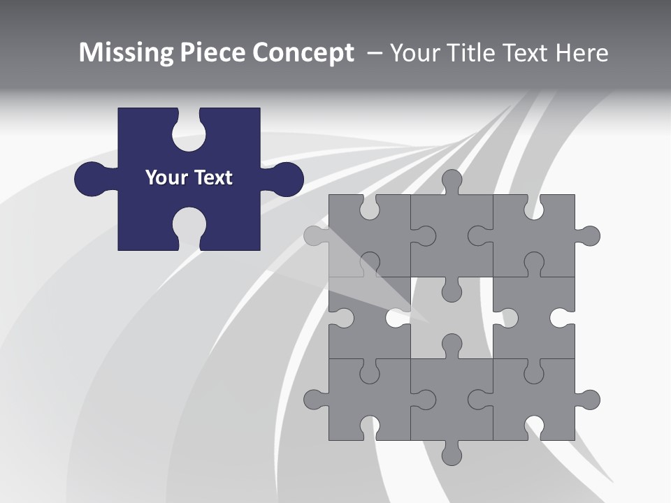 Negative Twisty Effect PowerPoint Template