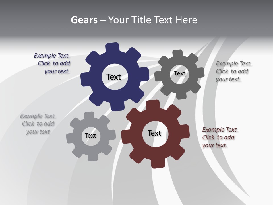 Negative Twisty Effect PowerPoint Template